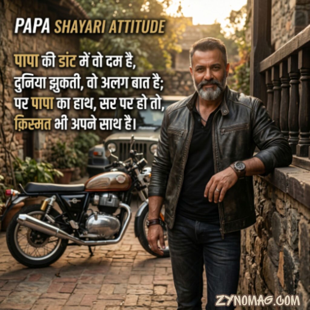 Papa Shayari Attitude