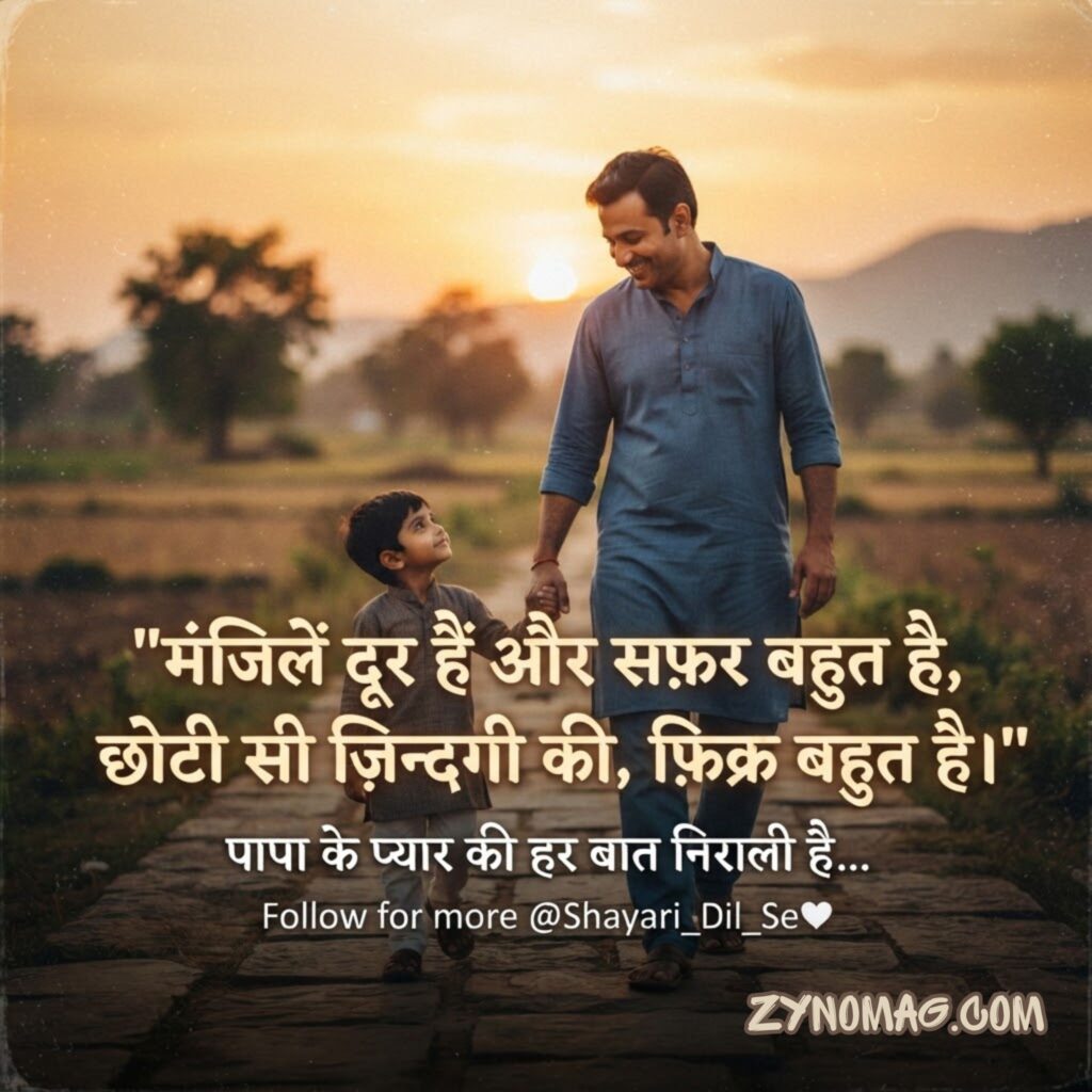 Papa Shayari in Hindi 2 Line