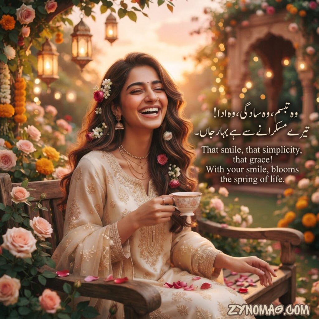 Poetry on her smile