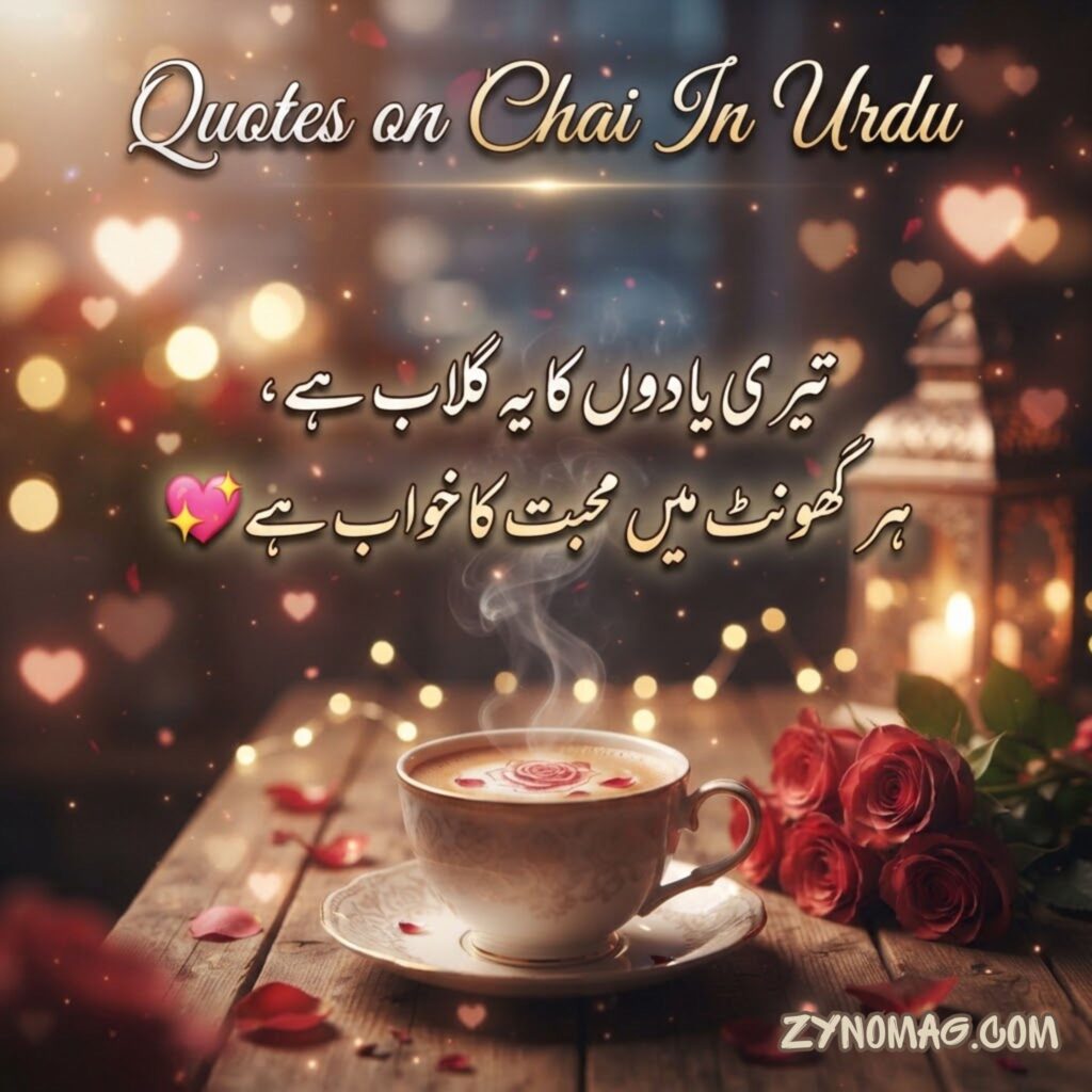 Quotes on Chai In Urdu