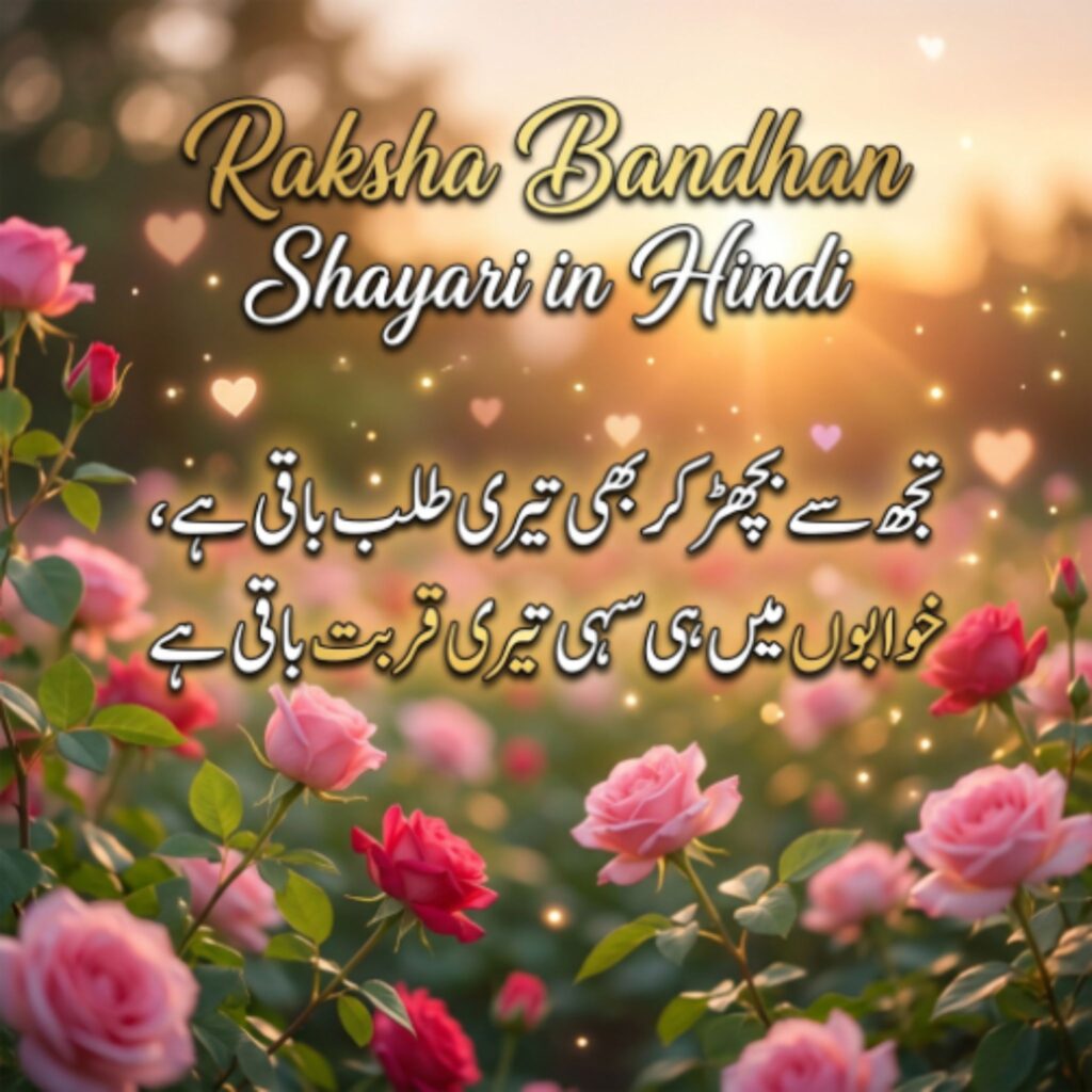 Raksha Bandhan Shayari in Hindi