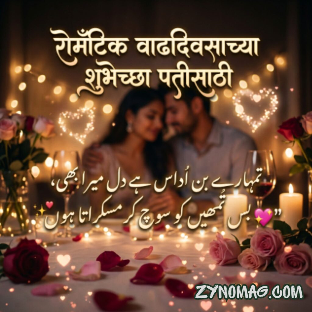 Romantic Birthday Wishes for Husband in Marathi
