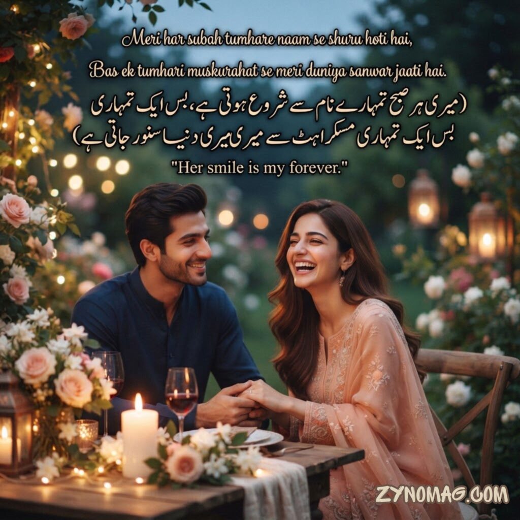 Romantic Love Shayari On Smile