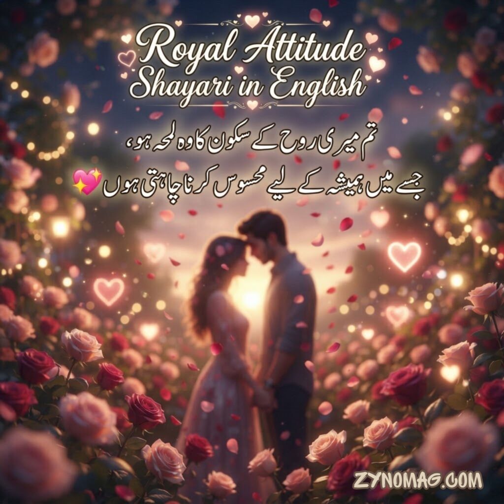 Royal Attitude Shayari in English