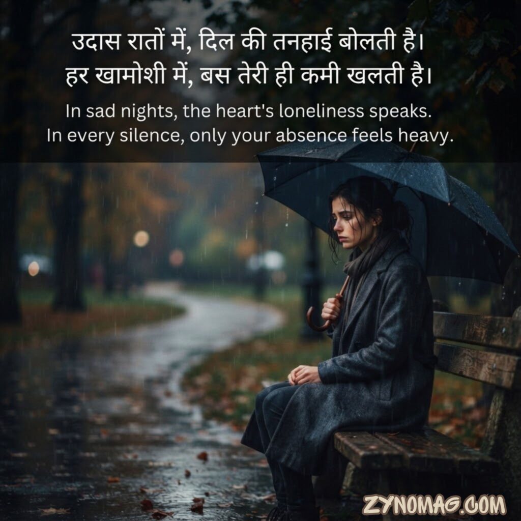 Sad Lines in English