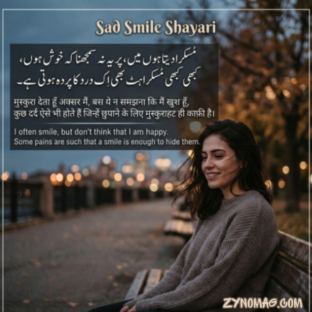 Sad Smile Shayari to Copy Paste