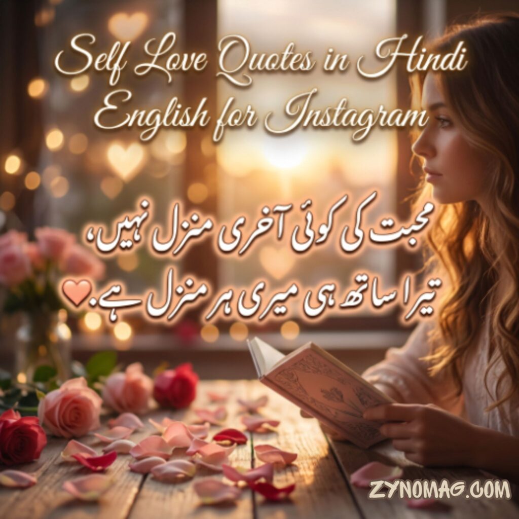 Self Love Quotes in Hindi English for Instagram