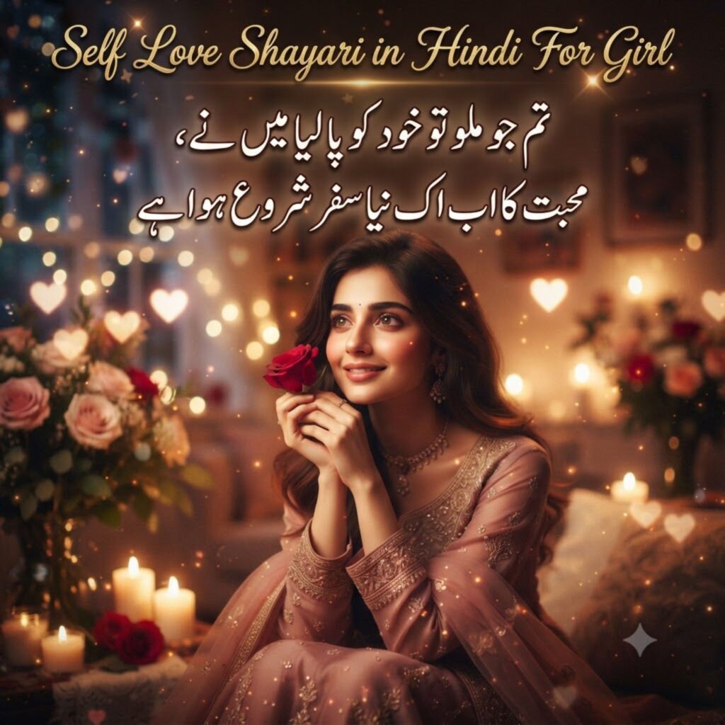 Self Love Shayari in Hindi For Girl