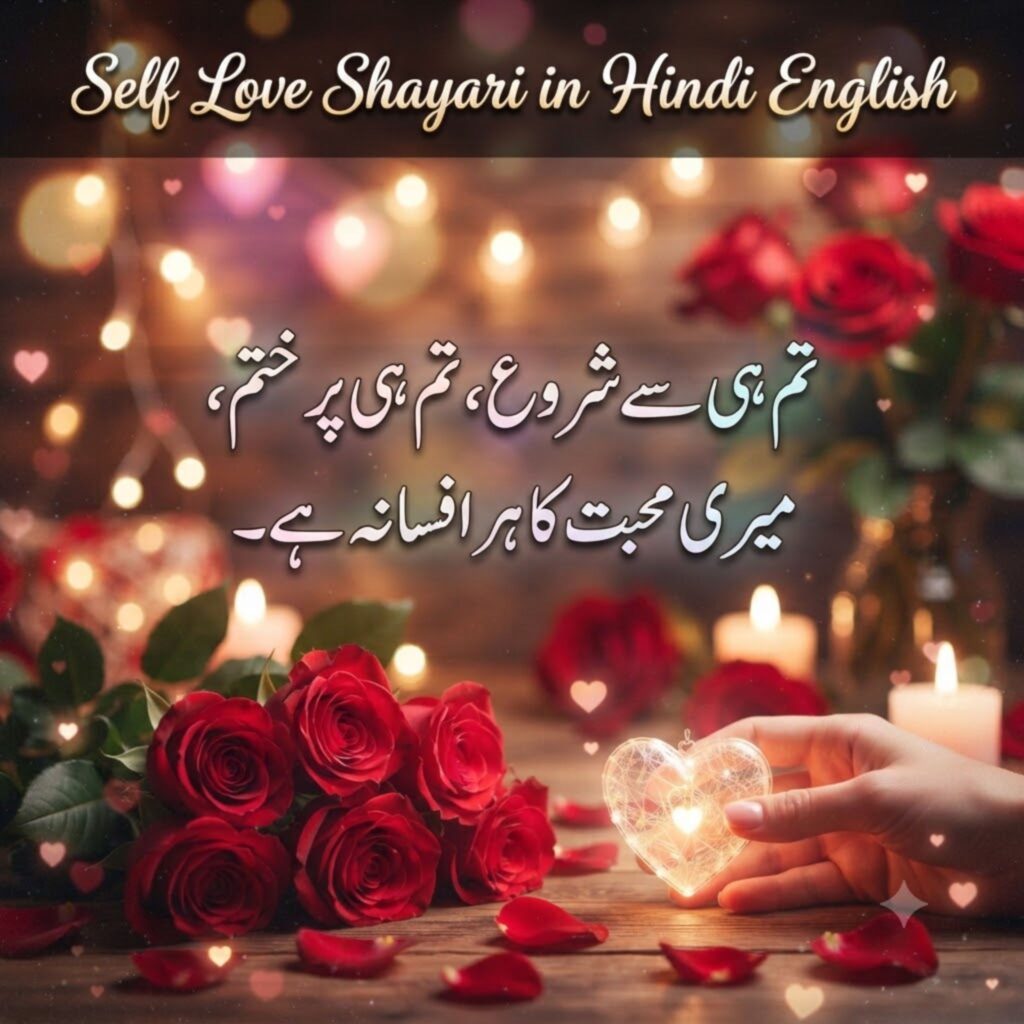 Self Love Shayari in Hindi English
