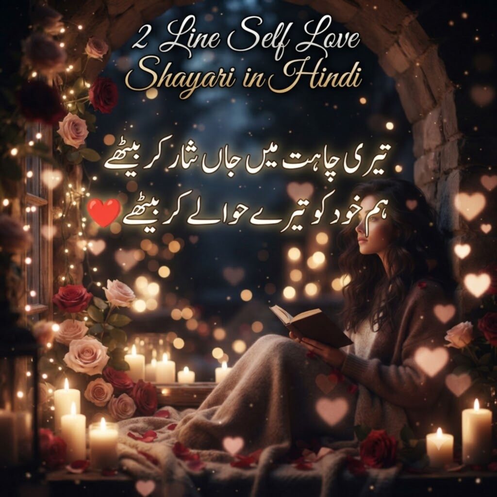 2 Line Self Love Shayari in Hindi