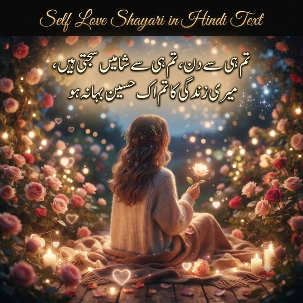 Self Love Shayari in Hindi Text