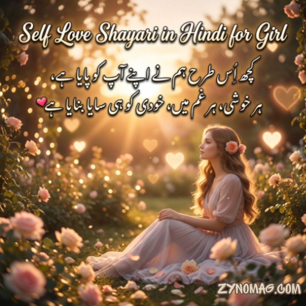 Self Love Shayari in Hindi for Girl