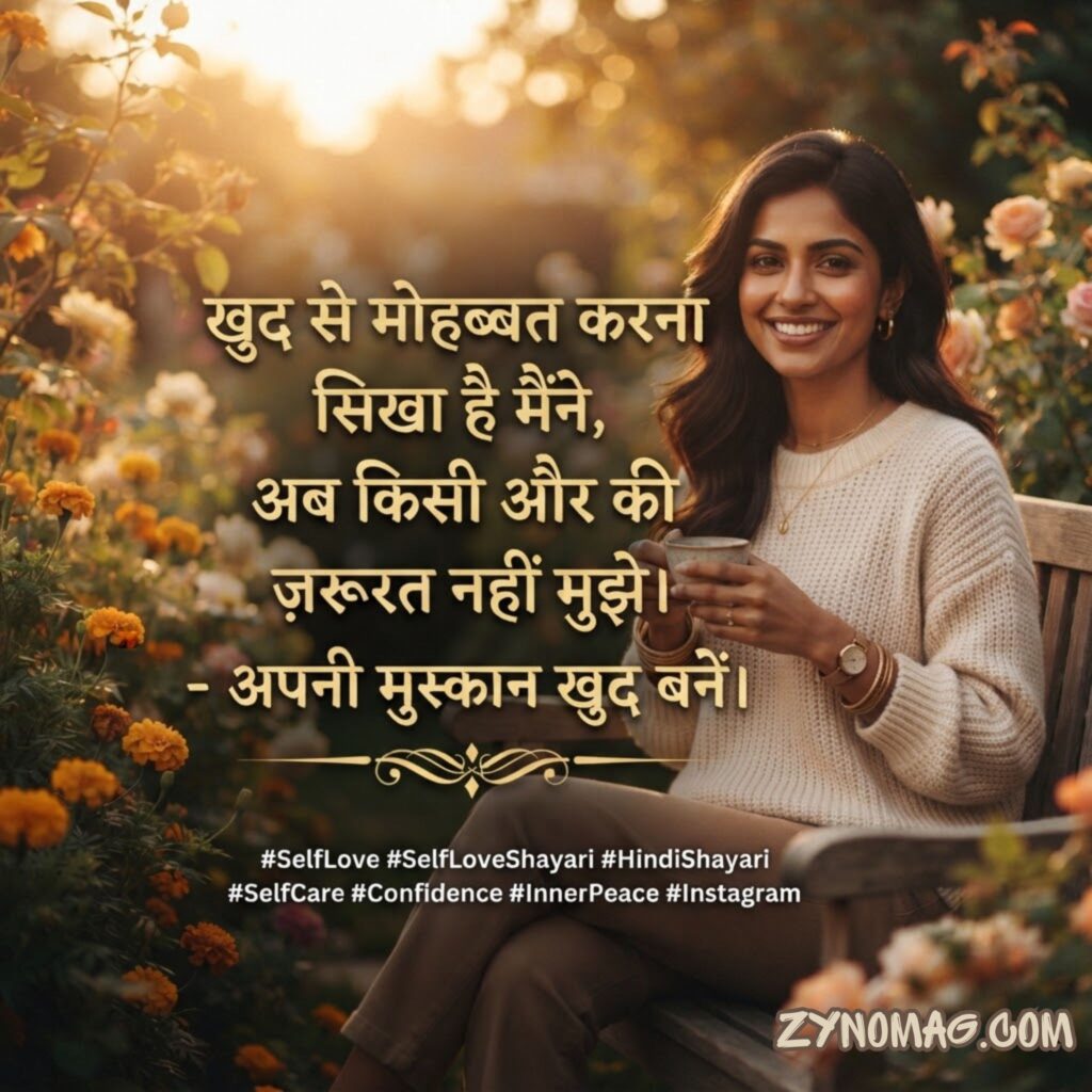 Self Love Shayari in Hindi for Instagram