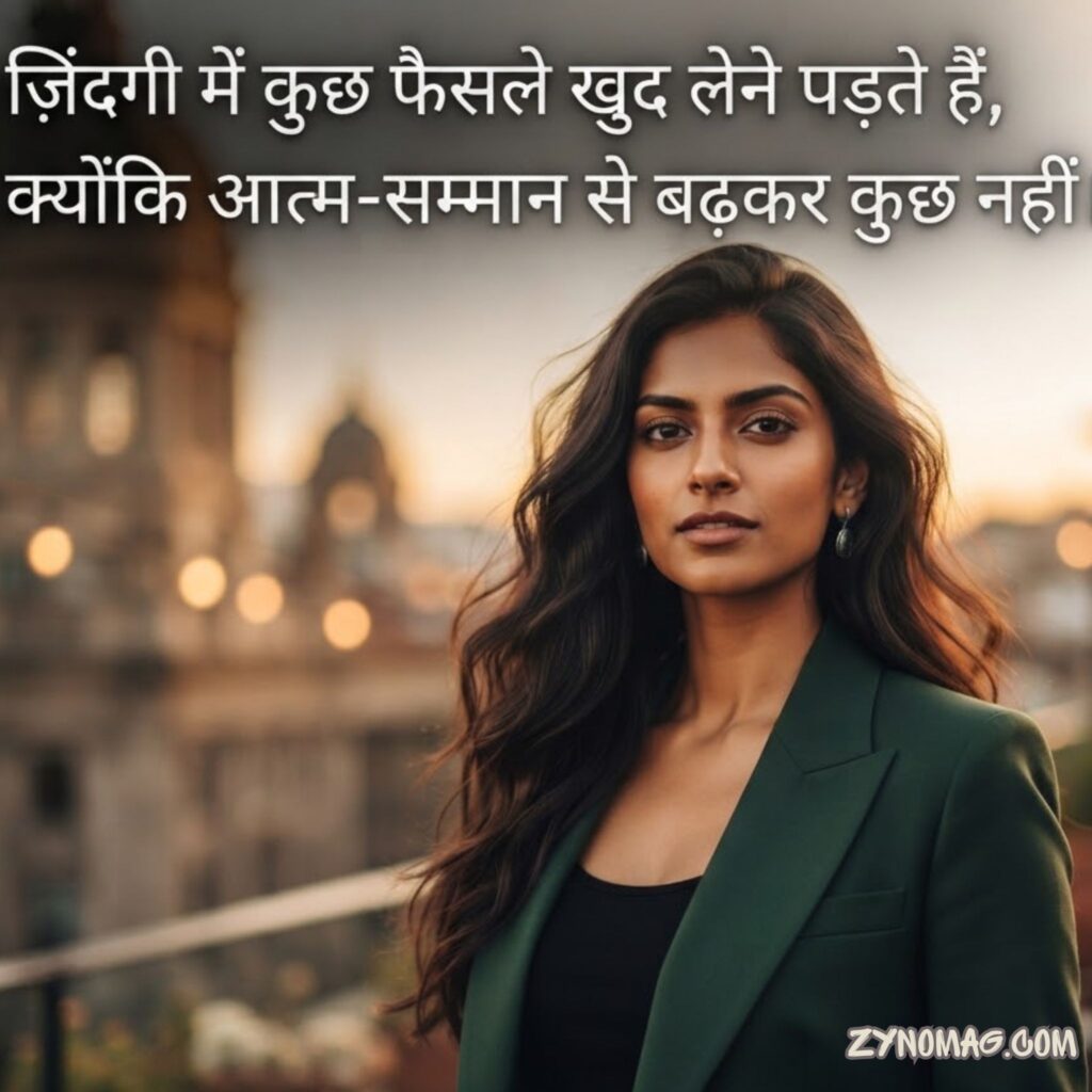 Self Respect Shayari Girl