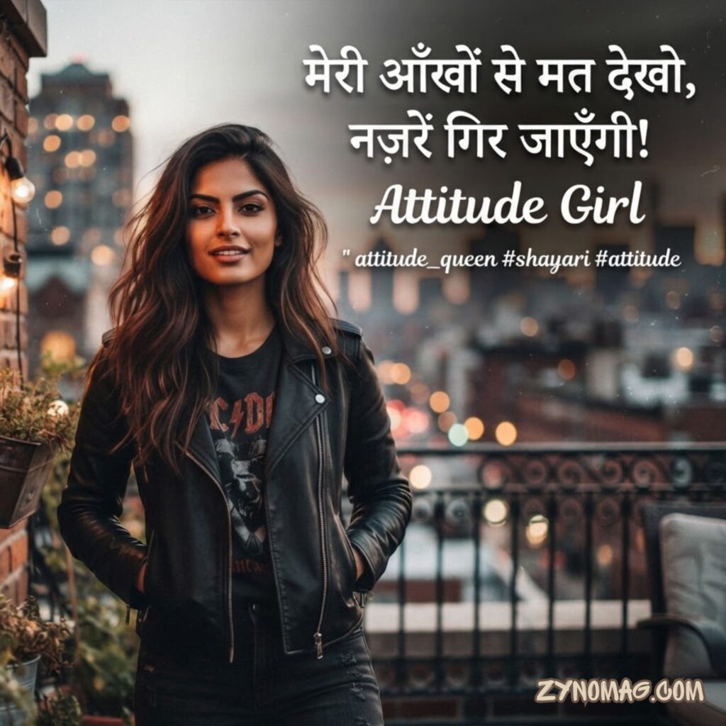 Shayari Attitude Girl 2 Line