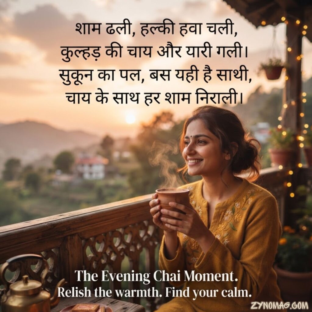Shayari For Evening Chai