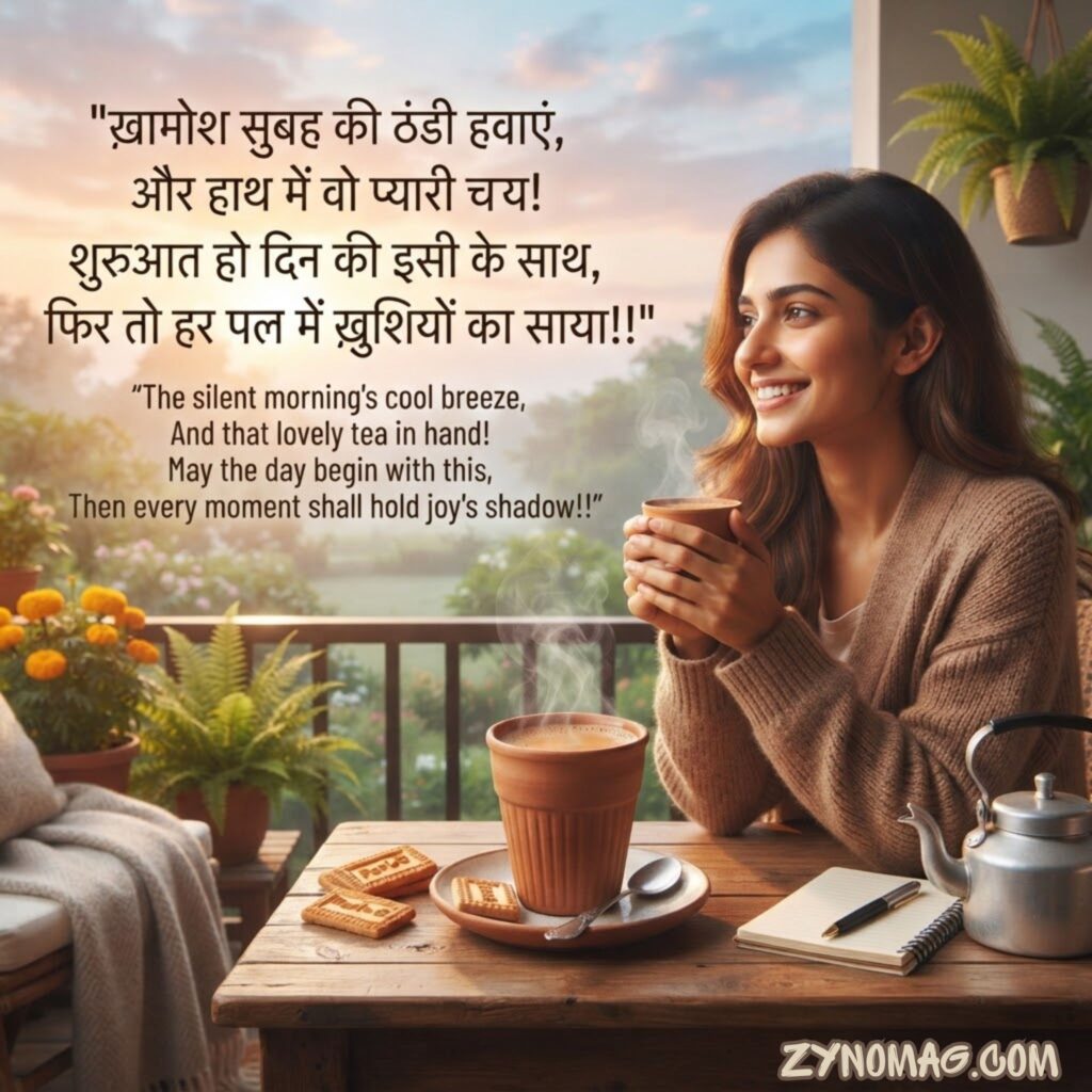 Shayari On Morning Chai (Morning Chai Shayari)