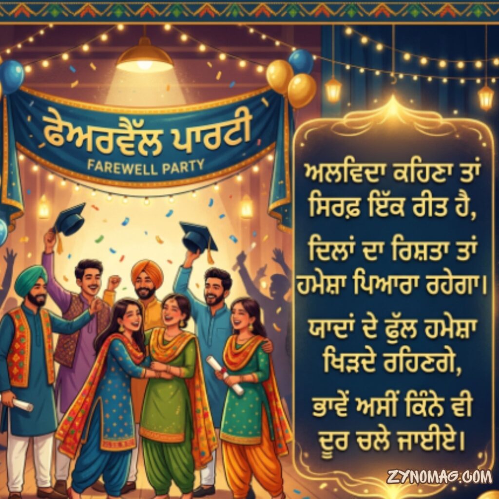 Shayari in punjabi for farewell Party for students