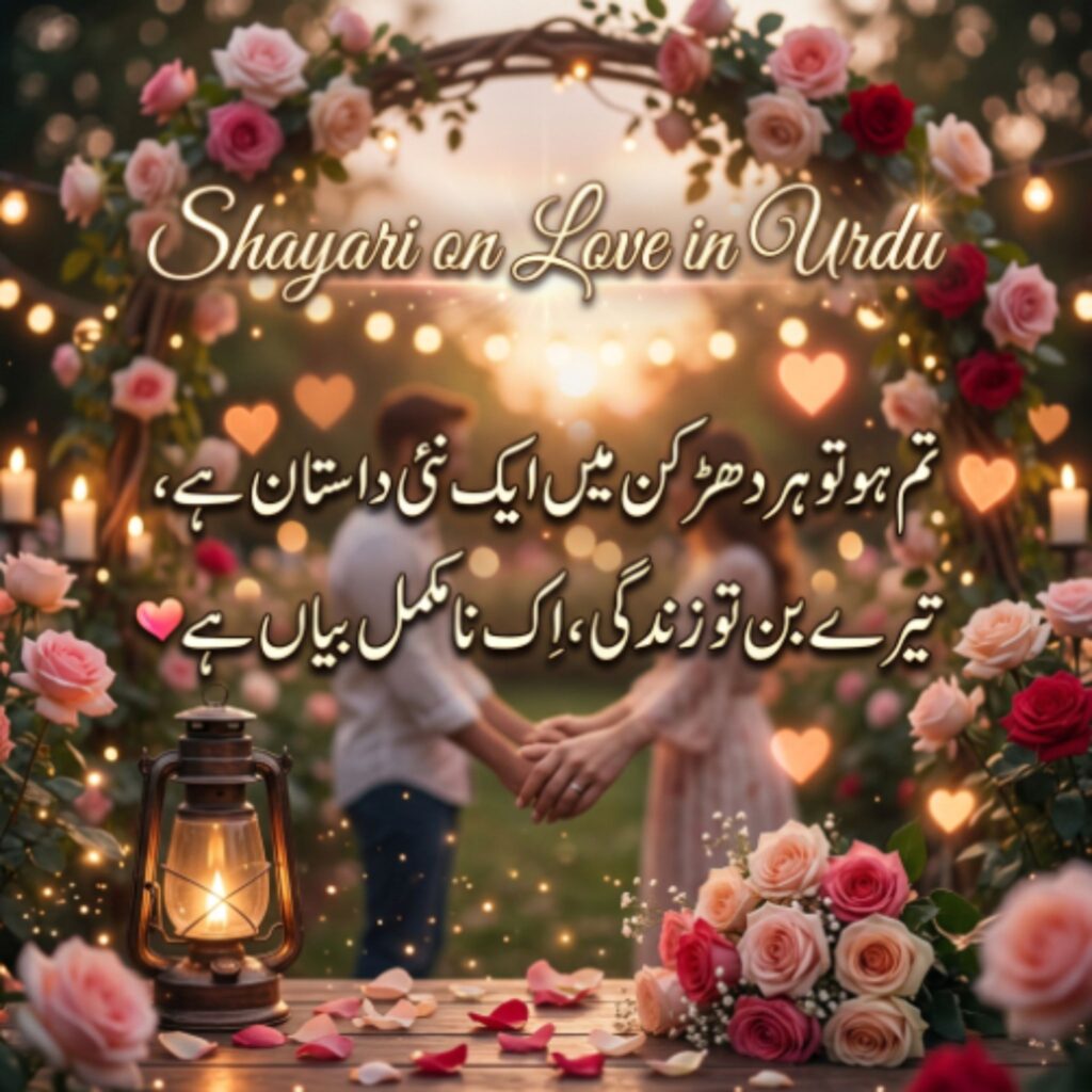 Shayari on Love in Urdu