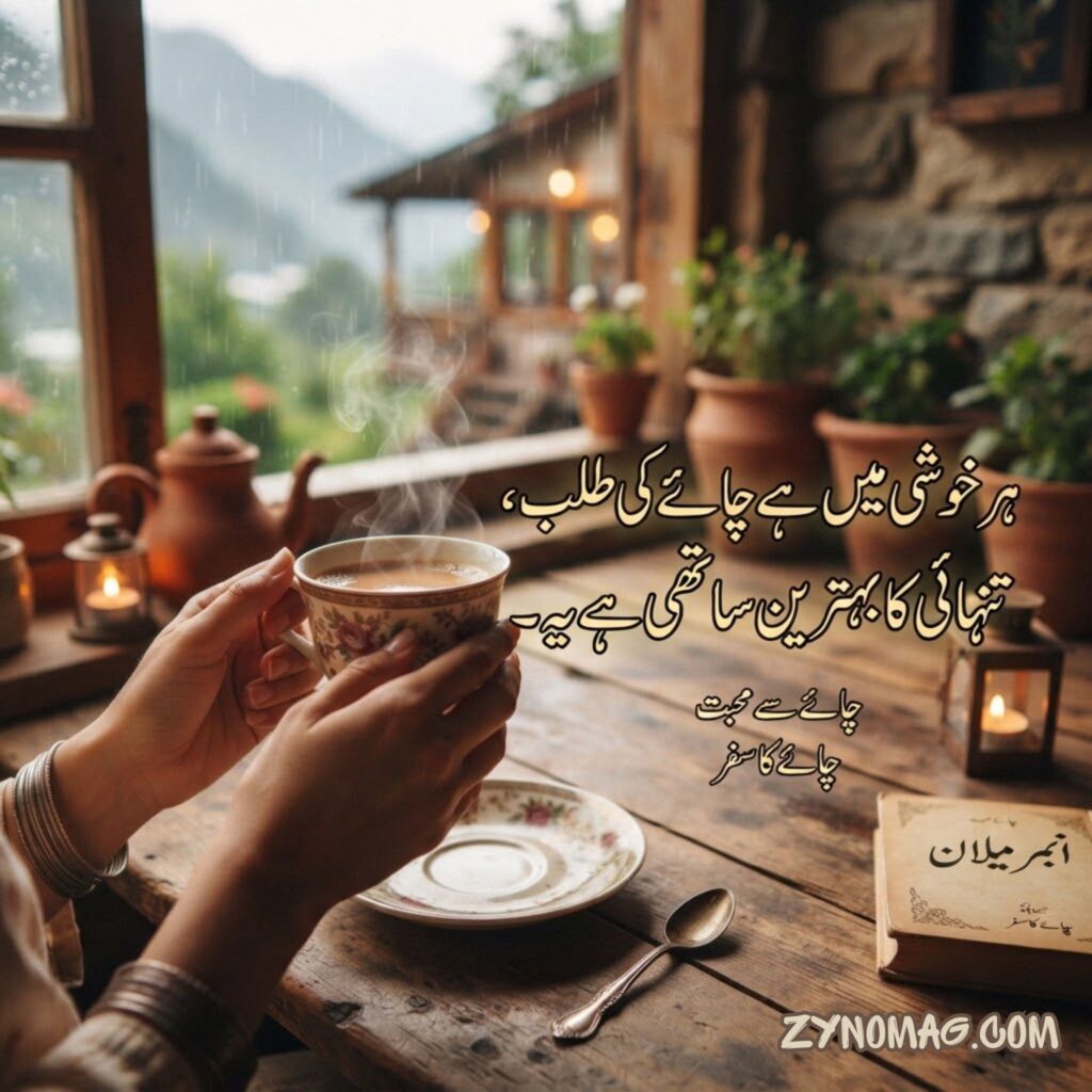 Short Poetry On Chai in Urdu Text