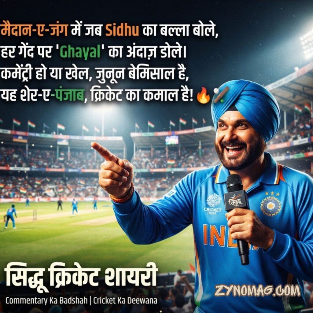 Sidhu Cricket Shayari in Hindi