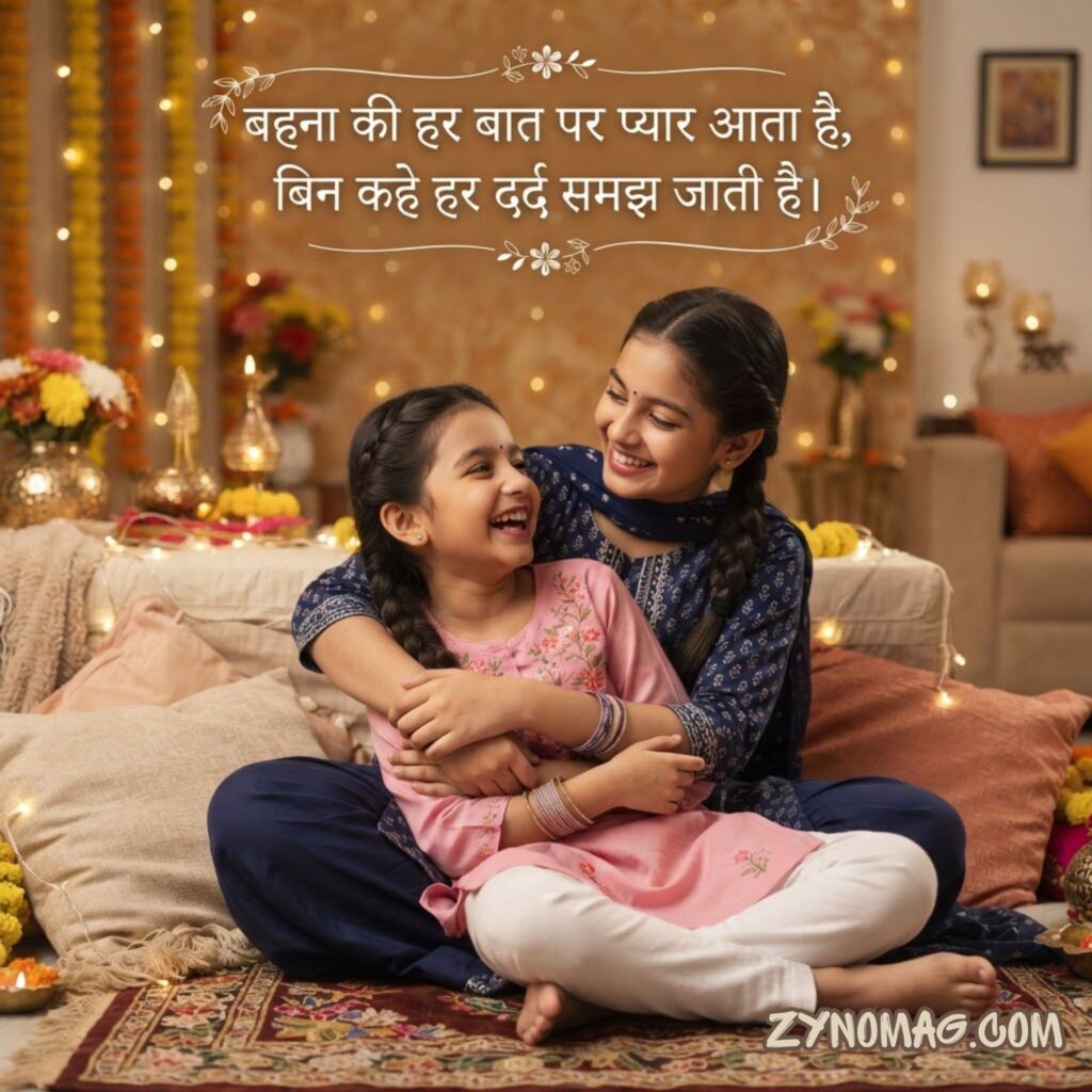 Sister Shayari in English 2 Line Hindi