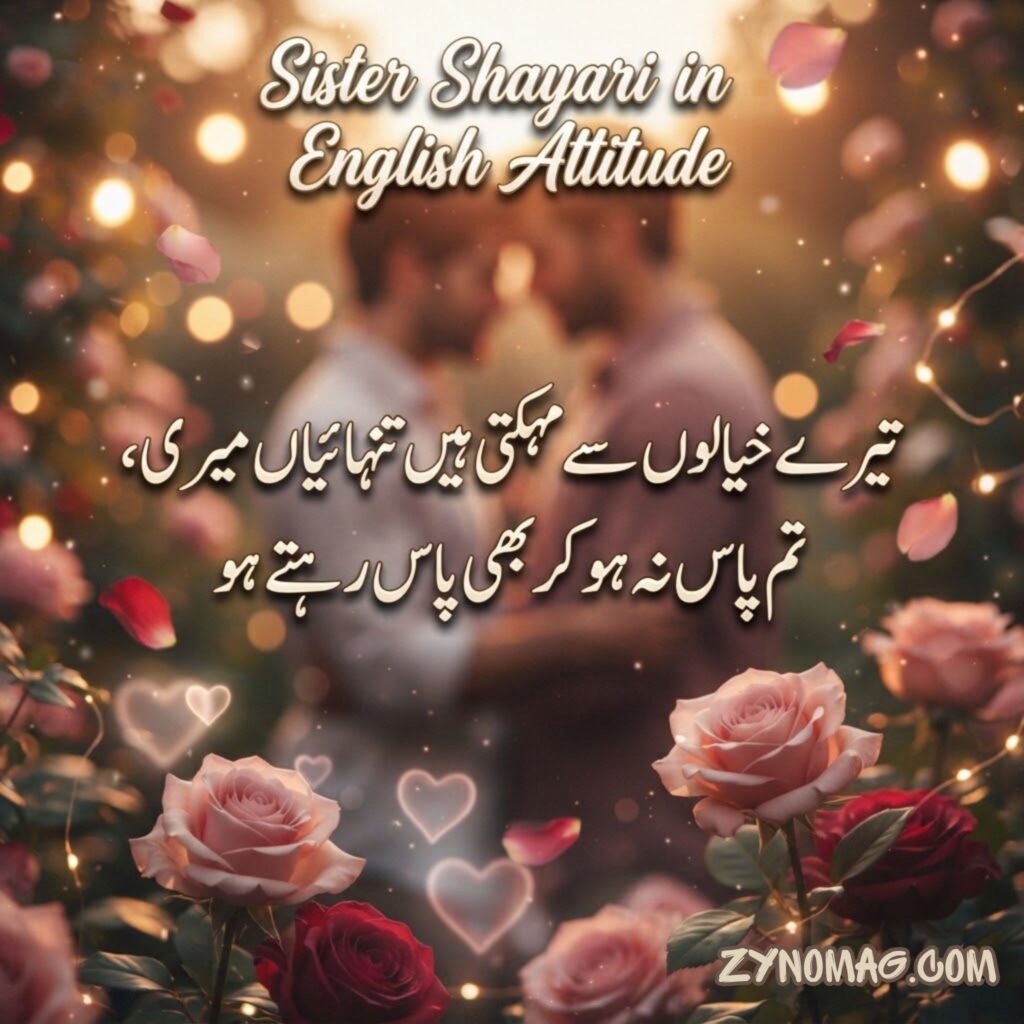 Sister Shayari in English Attitude