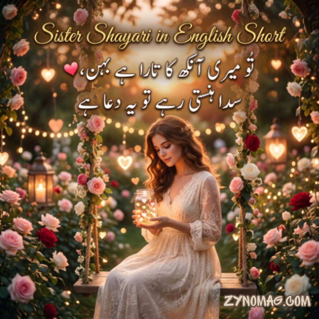 Sister Shayari in English Short