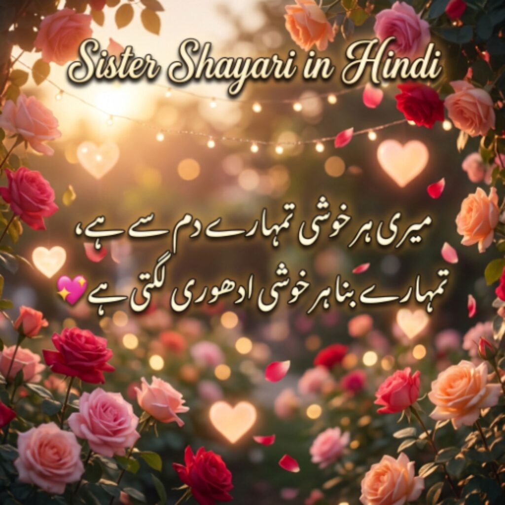 Sister Shayari in Hindi
