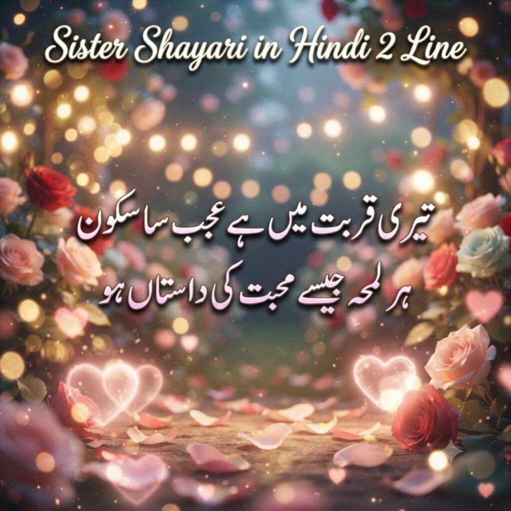 Sister Shayari in Hindi 2 Line