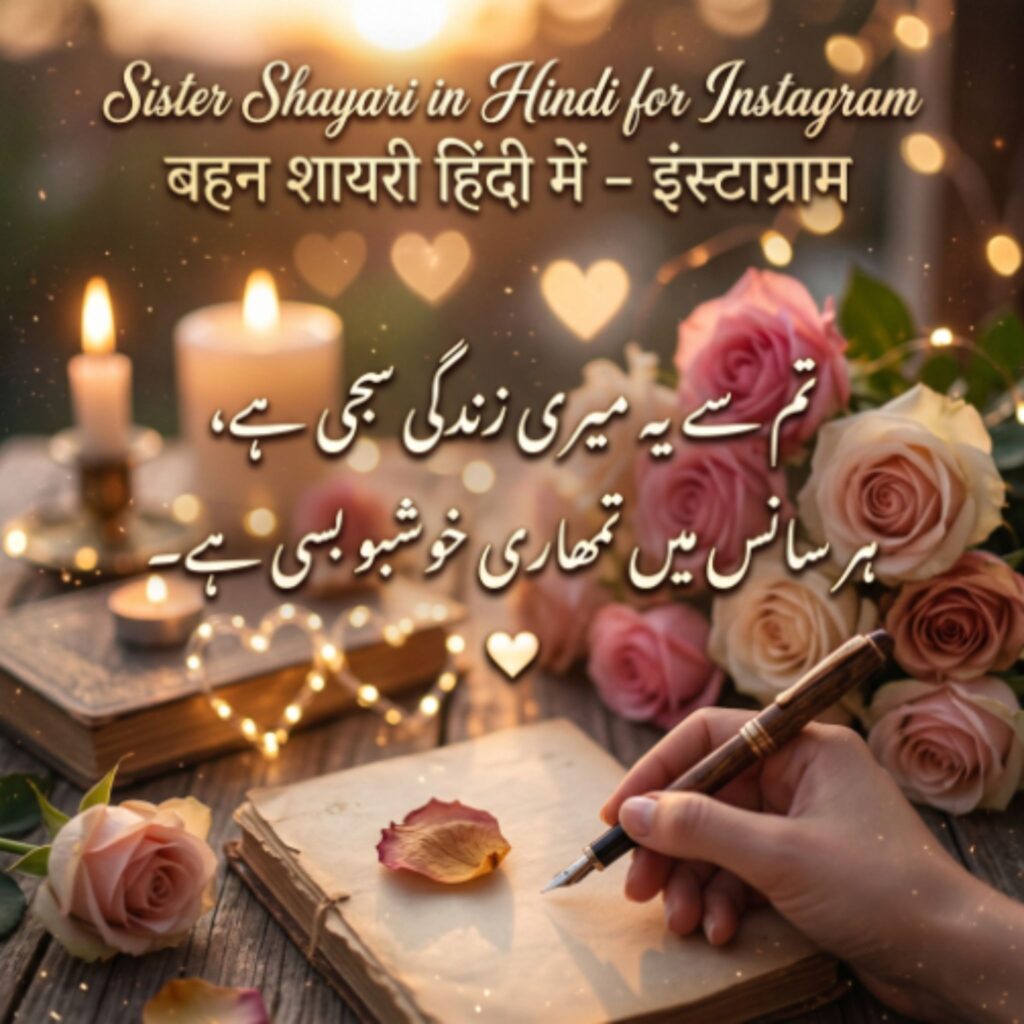 Sister Shayari in Hindi for Instagram