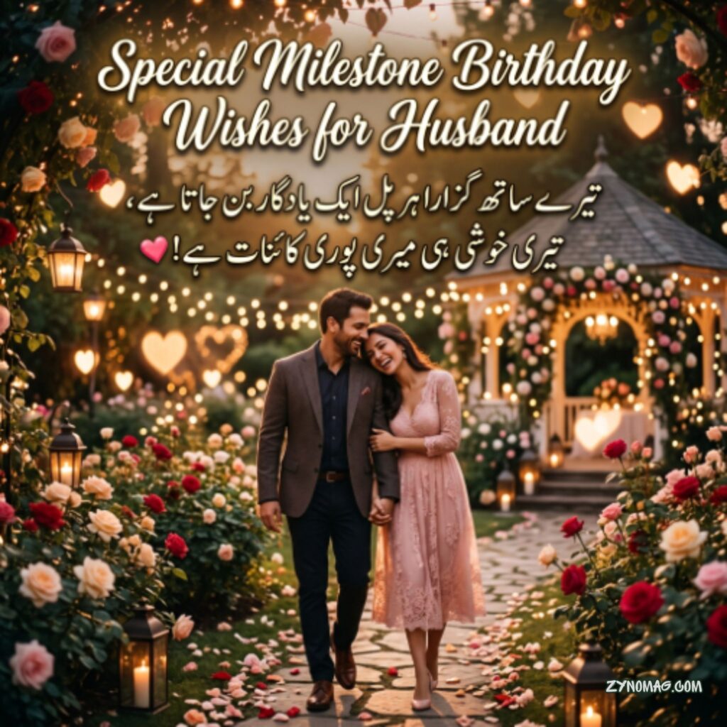 Special Milestone Birthday Wishes for Husband