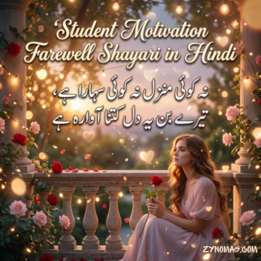 Student Motivation Farewell Shayari in Hindi