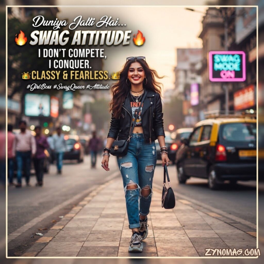 Swag Attitude Shayari for Girls in English