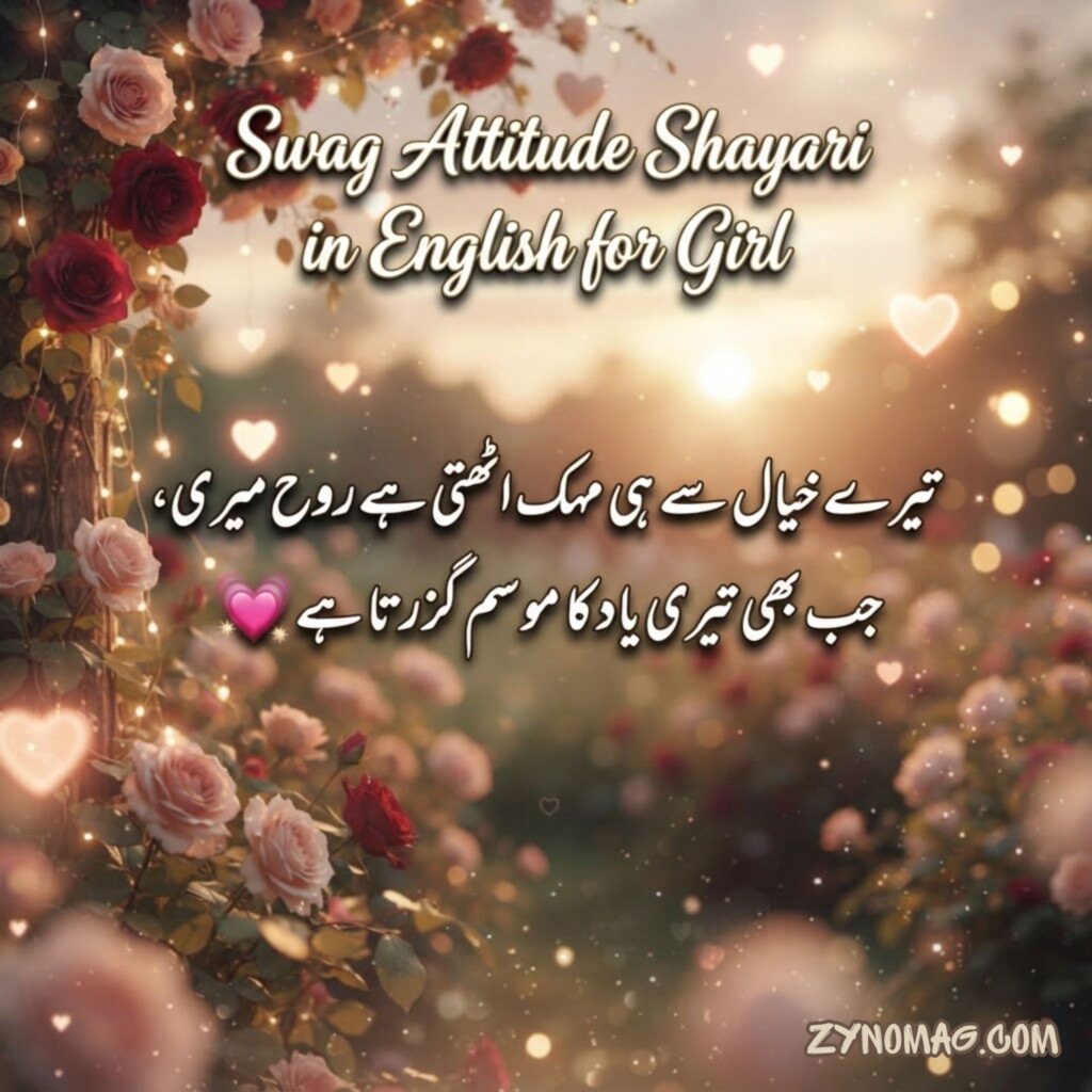 Swag Attitude Shayari in English for Girl