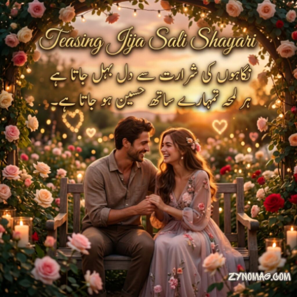 Teasing Jija Sali Shayari