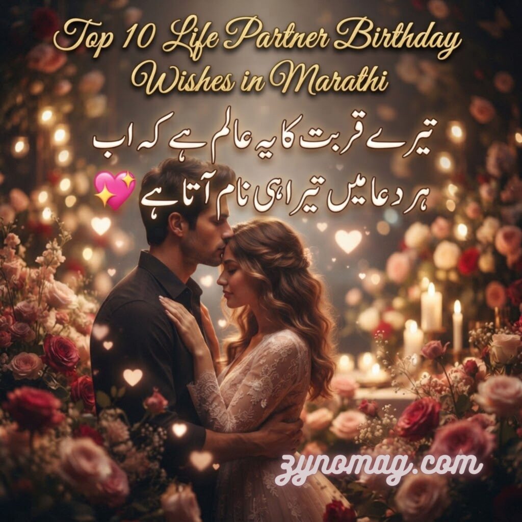 Top 10 Life Partner Birthday Wishes in Marathi