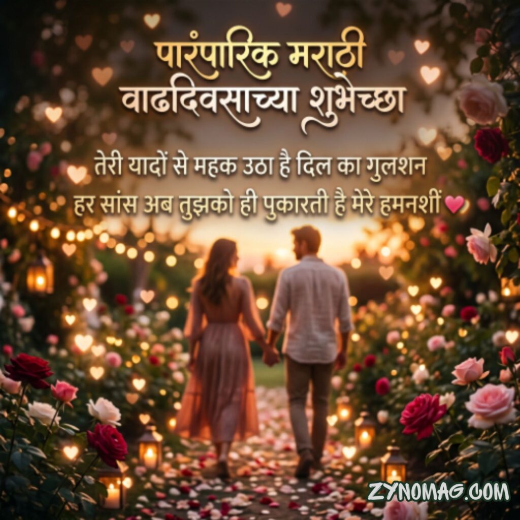 Traditional Marathi Birthday Wishes Using Pure Marathi Words