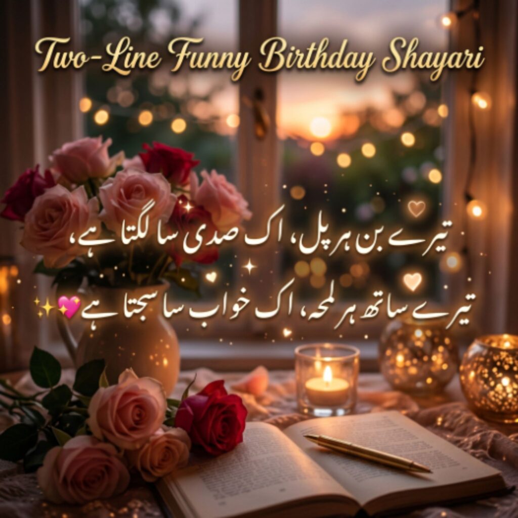 Two-Line Funny Birthday Shayari