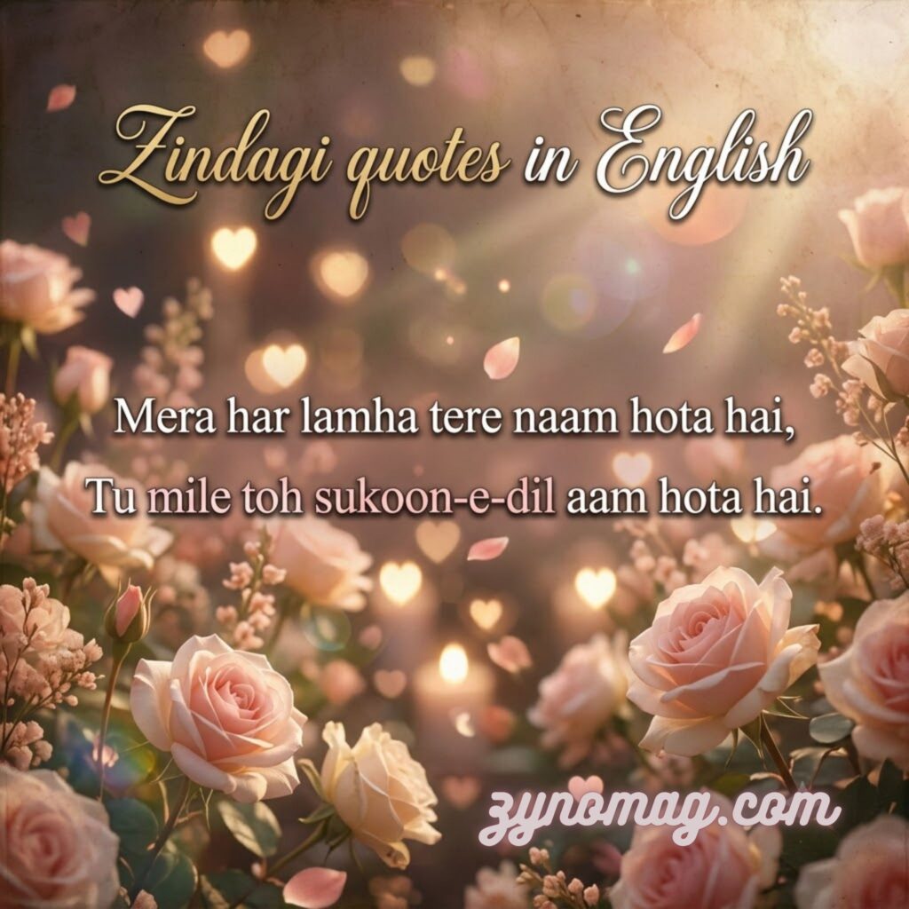 Zindagi quotes in English