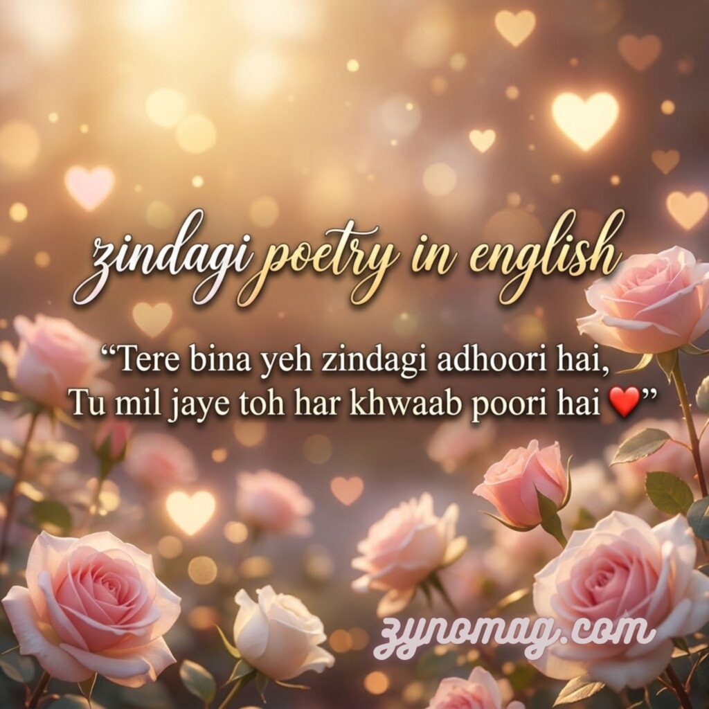 zindagi poetry in english
