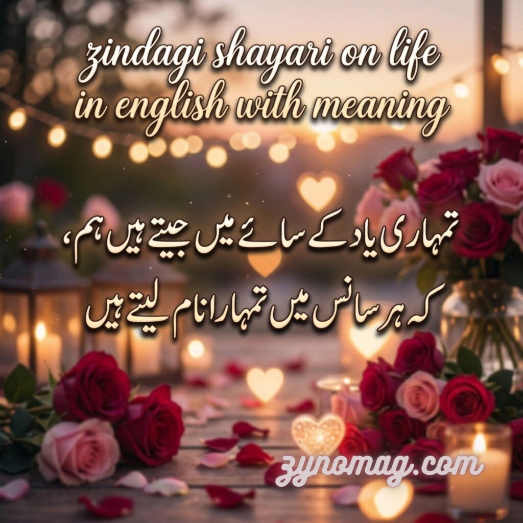 zindagi shayari on life in english with meaning
