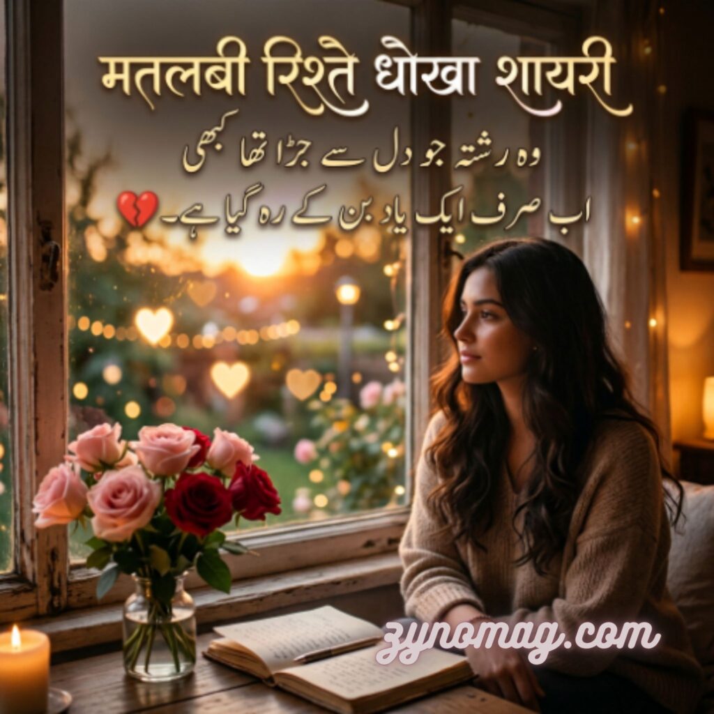 मतलबी रिश्ते धोखा शायरी
