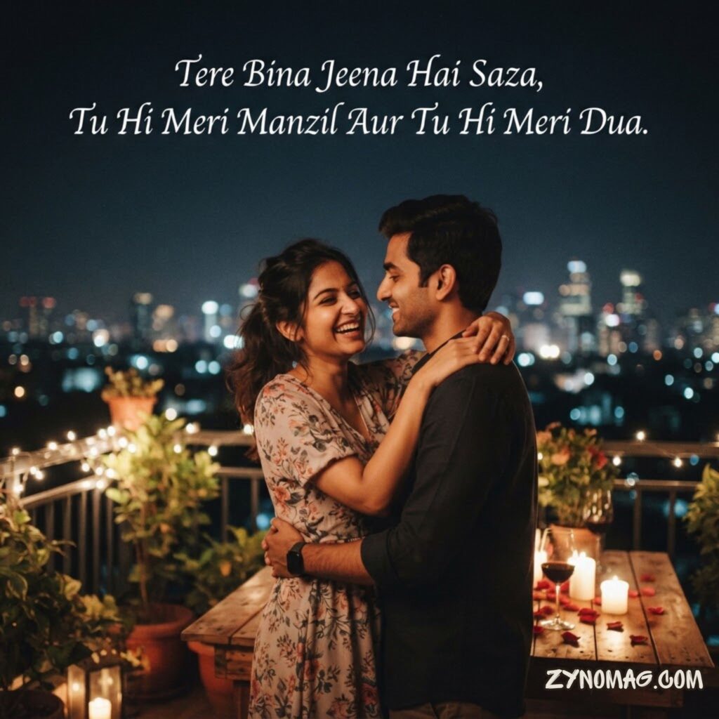 2 Line Love Shayari in Roman English for Girlfriend