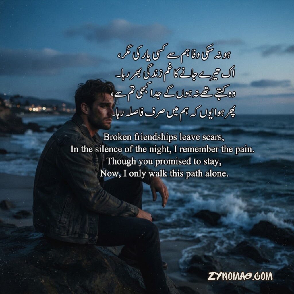 Alone & Painful Dosti Shayari