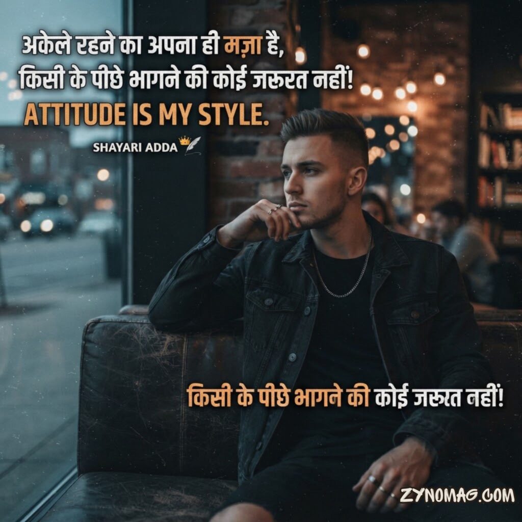 Alone Shayari Attitude