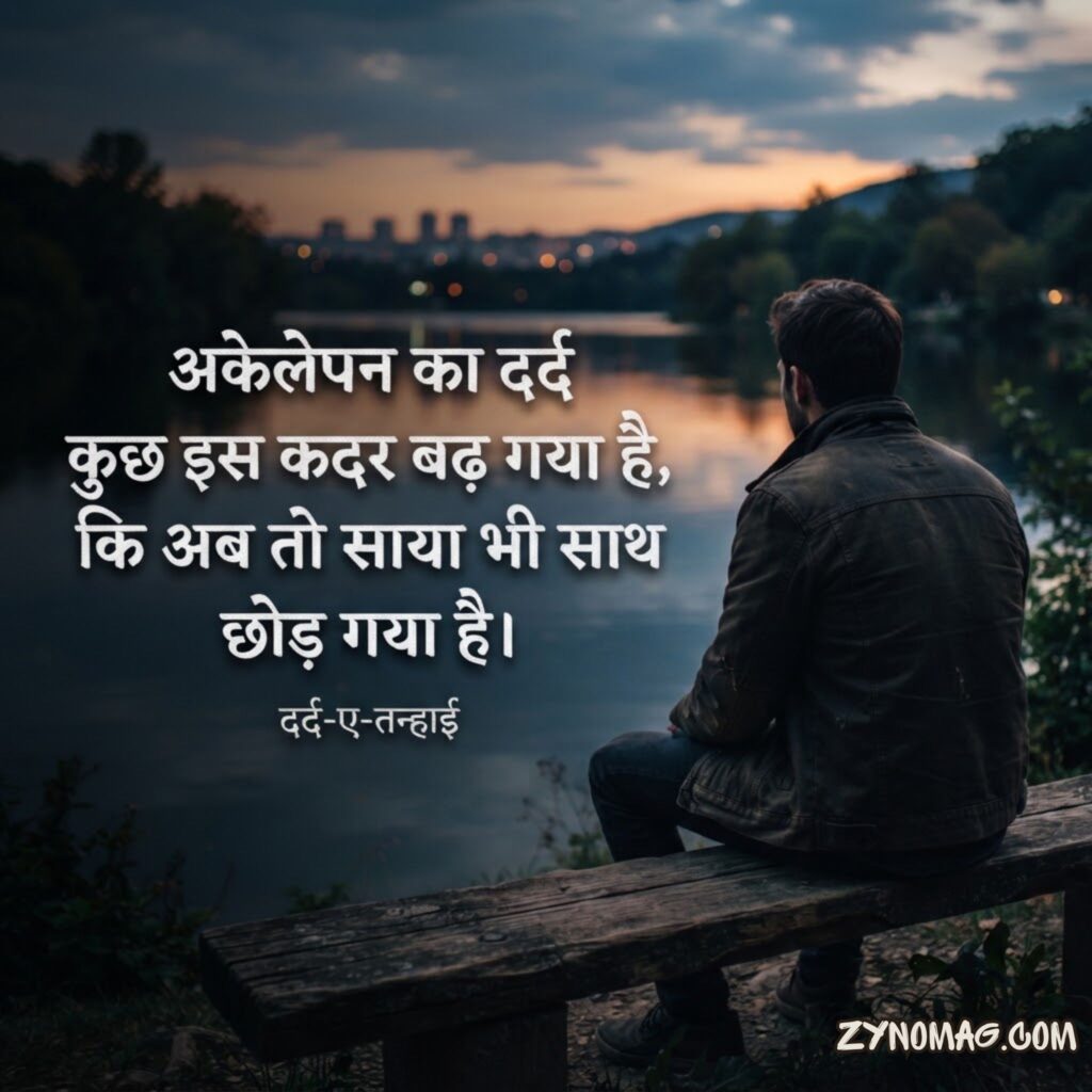 Alone Shayari in Hindi
