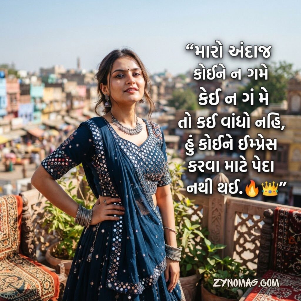 Attitude Shayari Gujarati for Girl