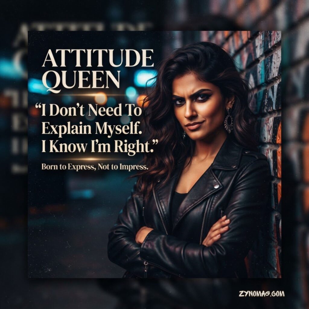 Attitude Shayari for Girls in English