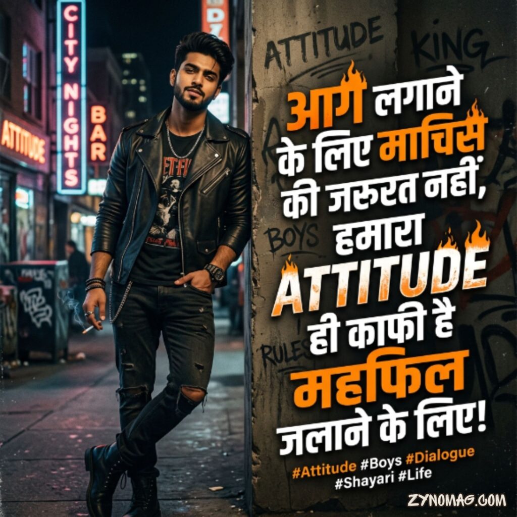 Attitude dialogue for Boys